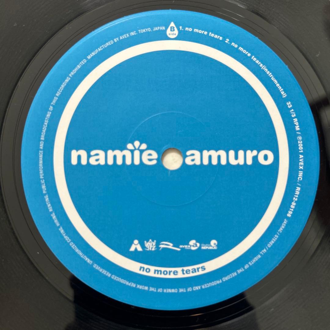 レア盤 安室奈美恵 / no more tears アナログレコード 2001