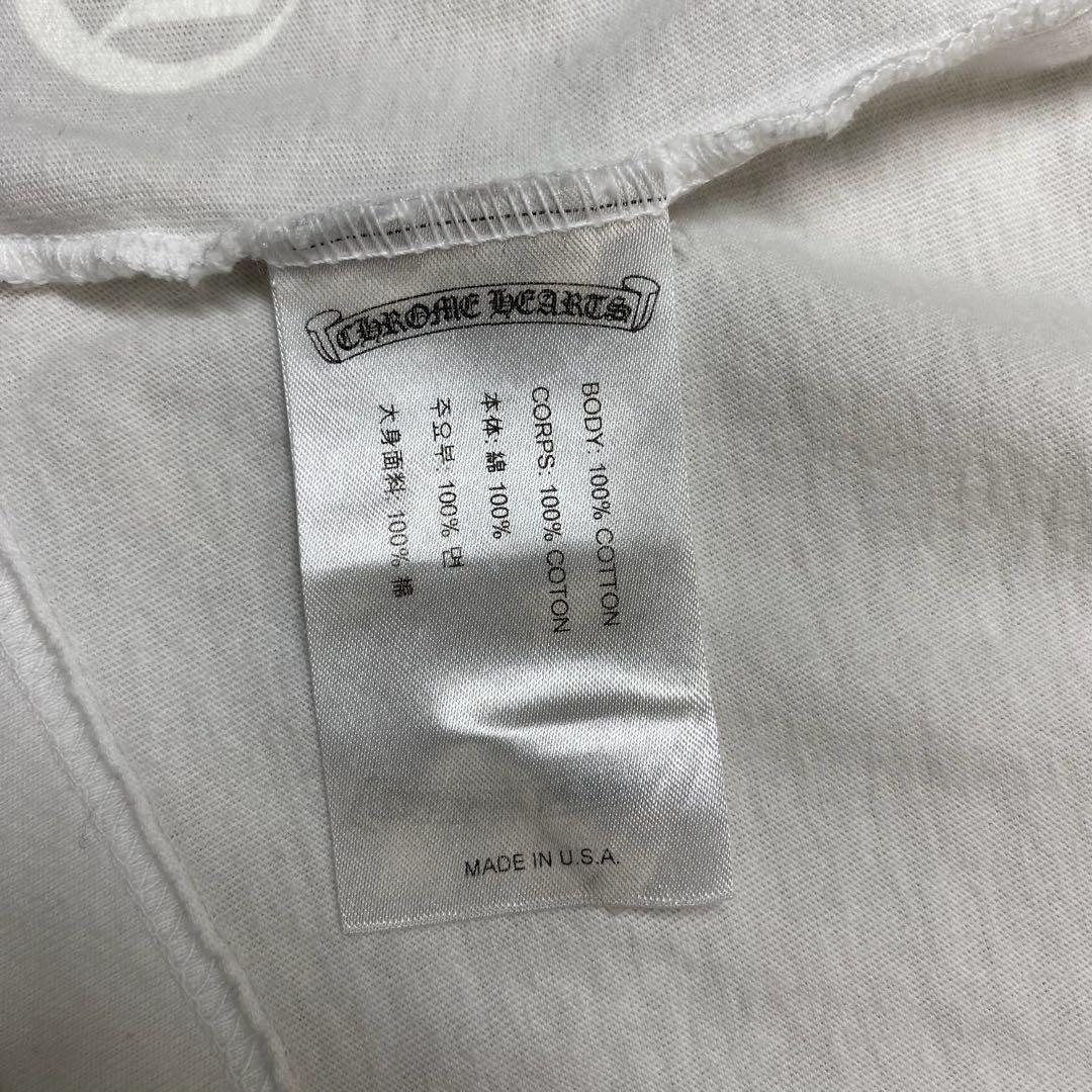 クロムハーツ　半袖Tシャツ ホワイト　L