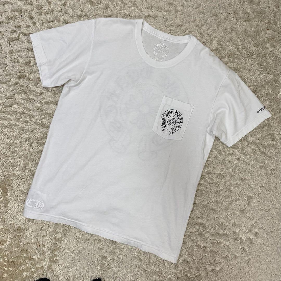 クロムハーツ　半袖Tシャツ ホワイト　L