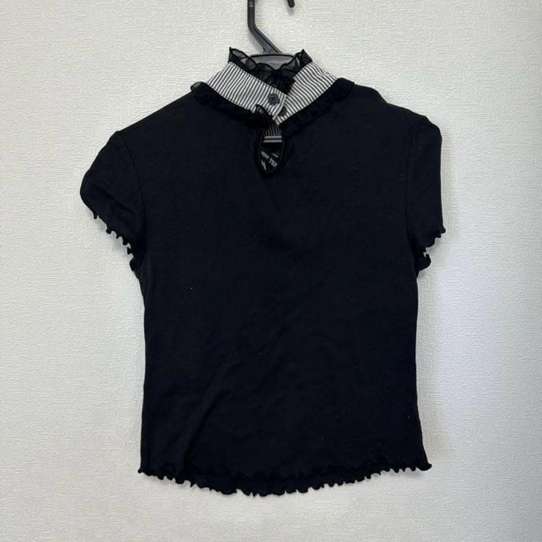 h.NAOTO　FRILL カットソー　半袖