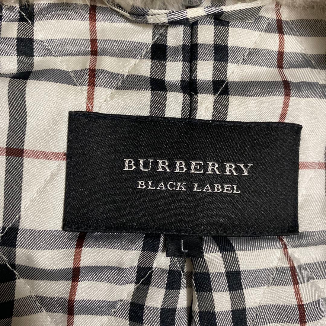 BURBERRY BLACK LABEL コーデュロイファージャケット　L