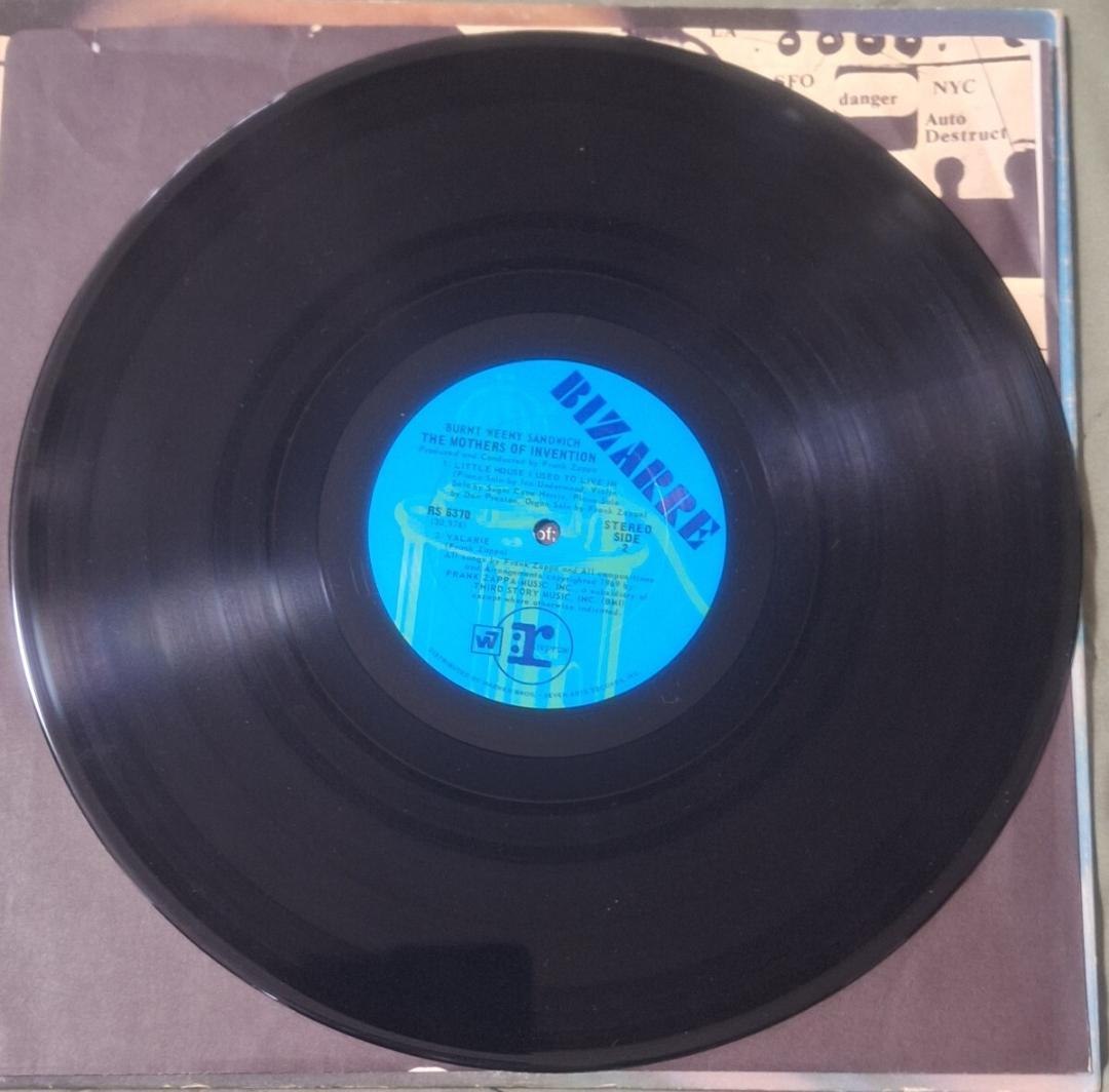 U.S.LP◆マザーズ・オブ・インヴェンション★『Burnt Weeny~』