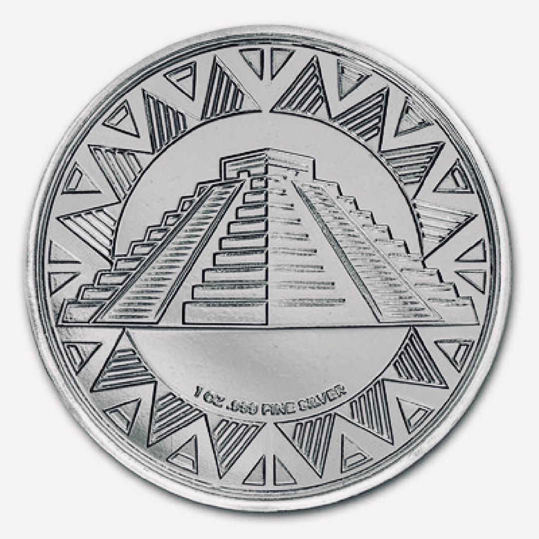 アステカ　1オンス　銀貨APMEX 20カウンティング　チューブ
