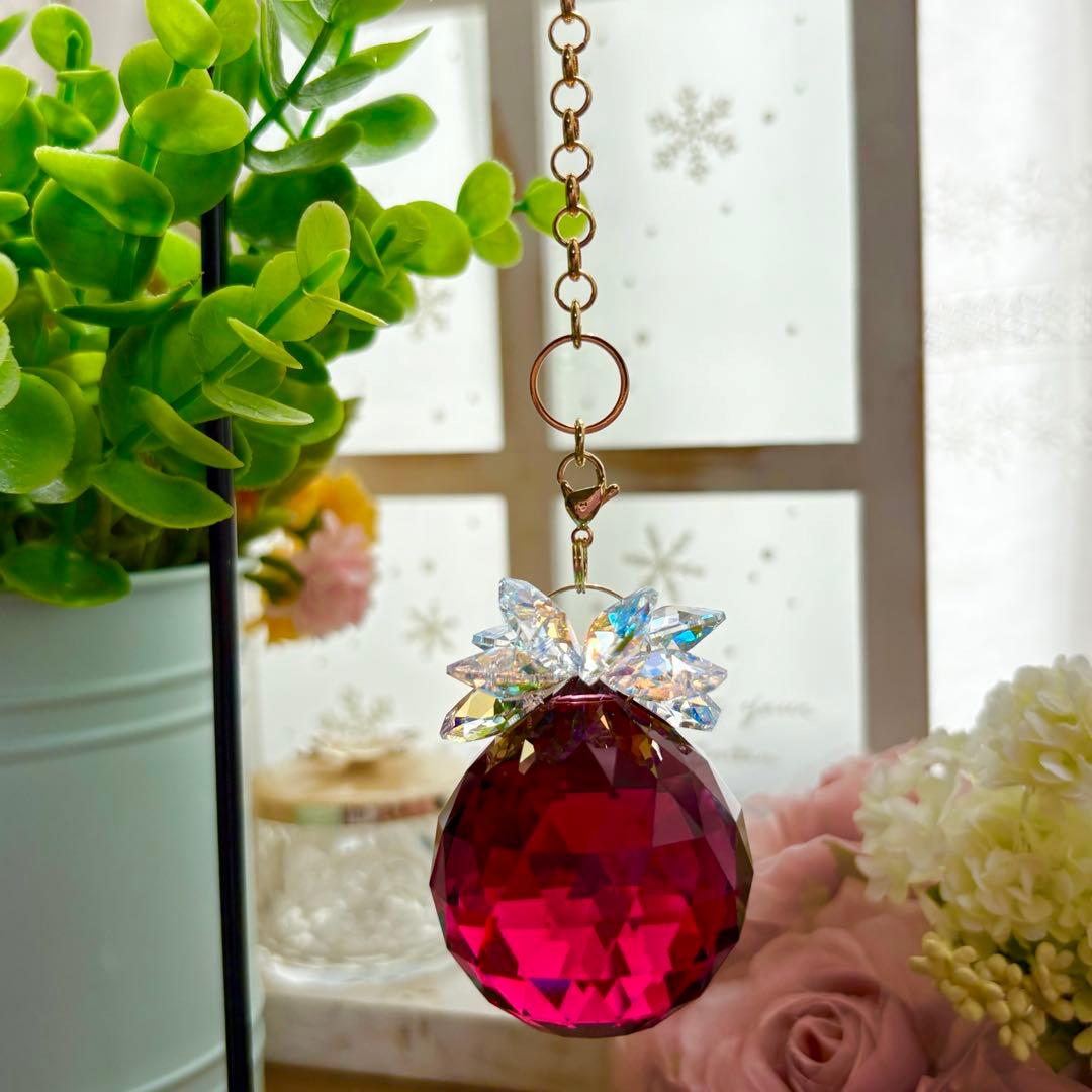 aphrodite ✩.*˚確認ページ　ボルドー40㎜サンキャッチャー
