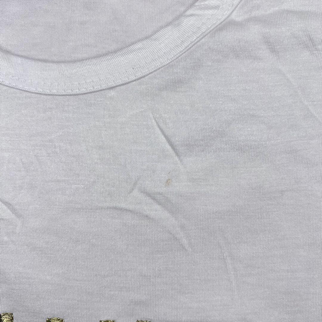 【超希少】 CHANEL Tシャツ 90's 刺繍　ココマーク　金ロゴ