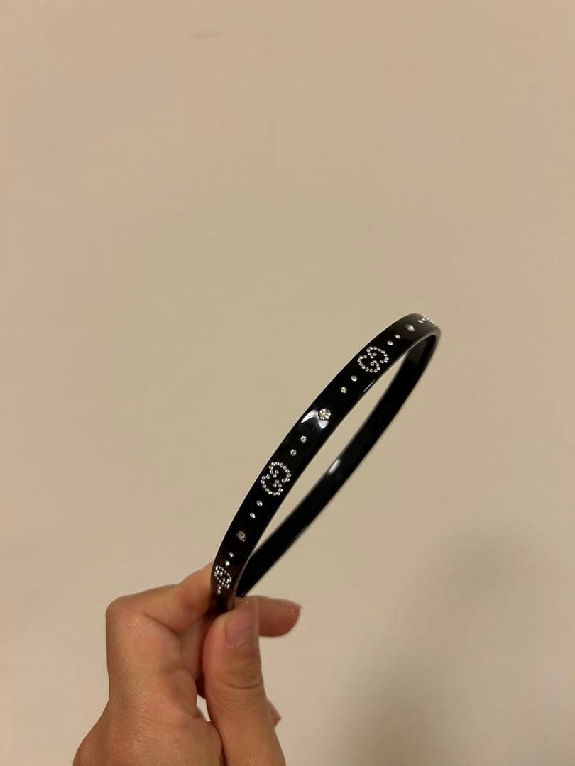 GUCCIカチューシャ　クリスタル