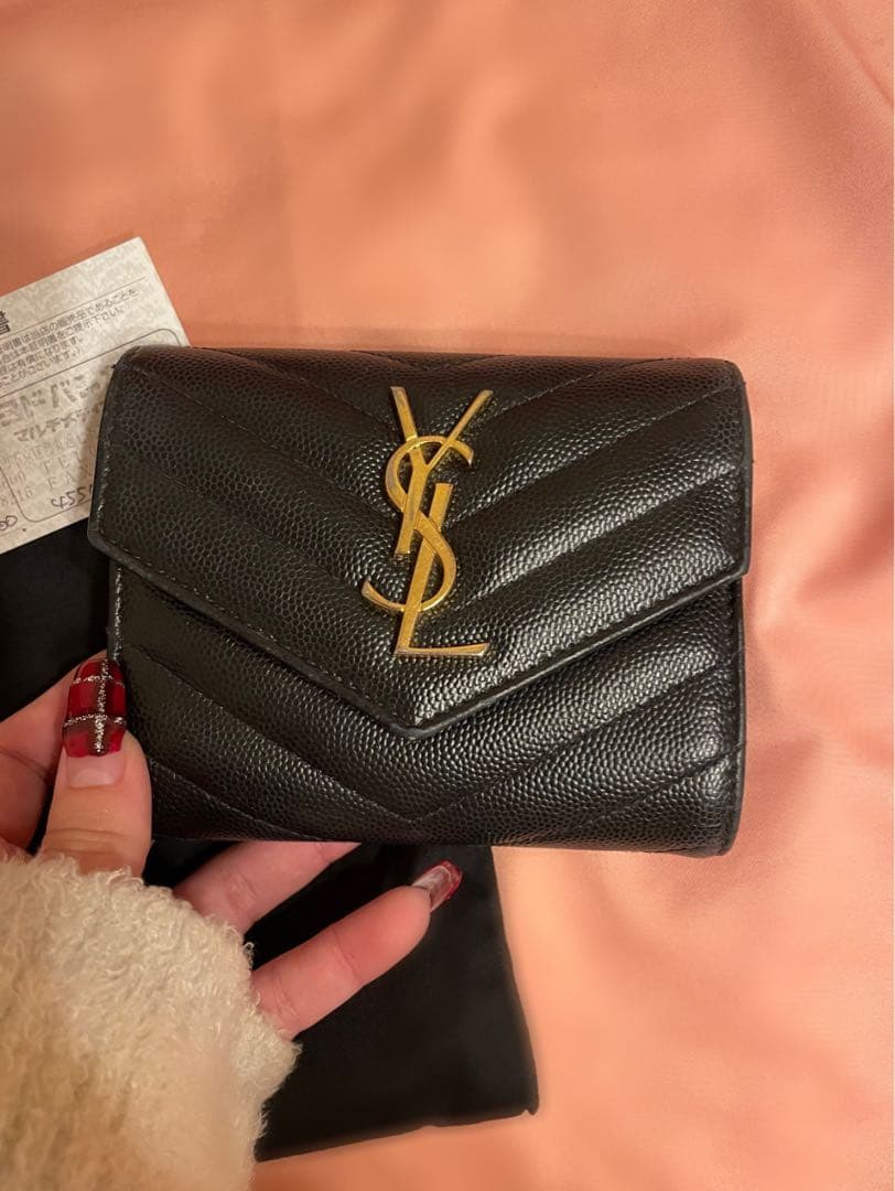 yuz 　YSL イブサンローラン 三つ折り財布