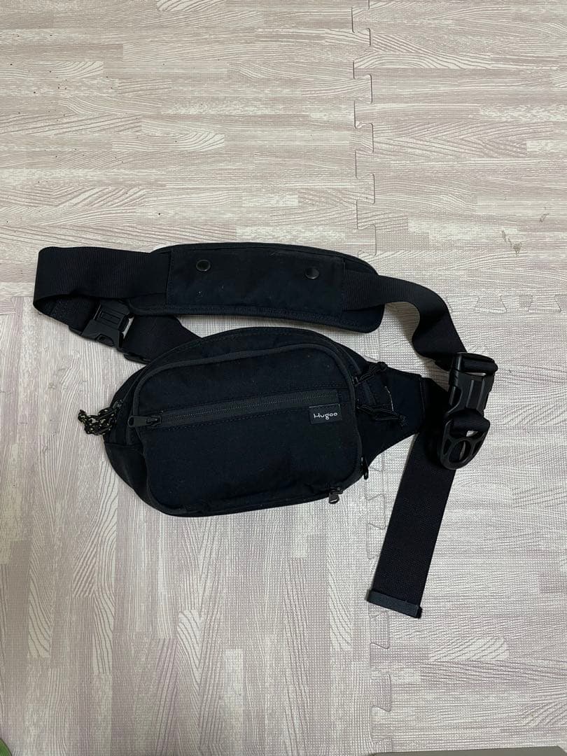 Hugoo ヒップシート CORDURA 2WAY ブラック