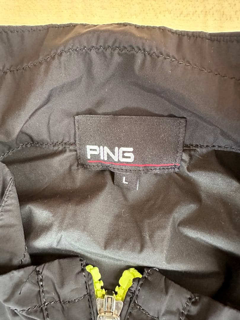 【極美品】ピン　PING メンズウェア　薄手ジャケット ナイロンジャンパー