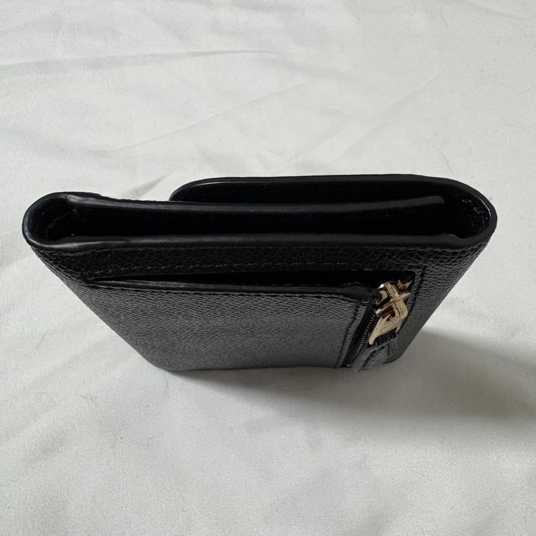 COACH ブラック 黒　三つ折り財布