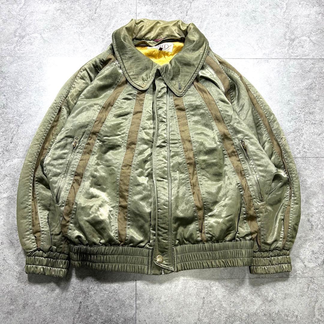 90s【archive】military jacket/Y2K/短丈/光沢/A2
