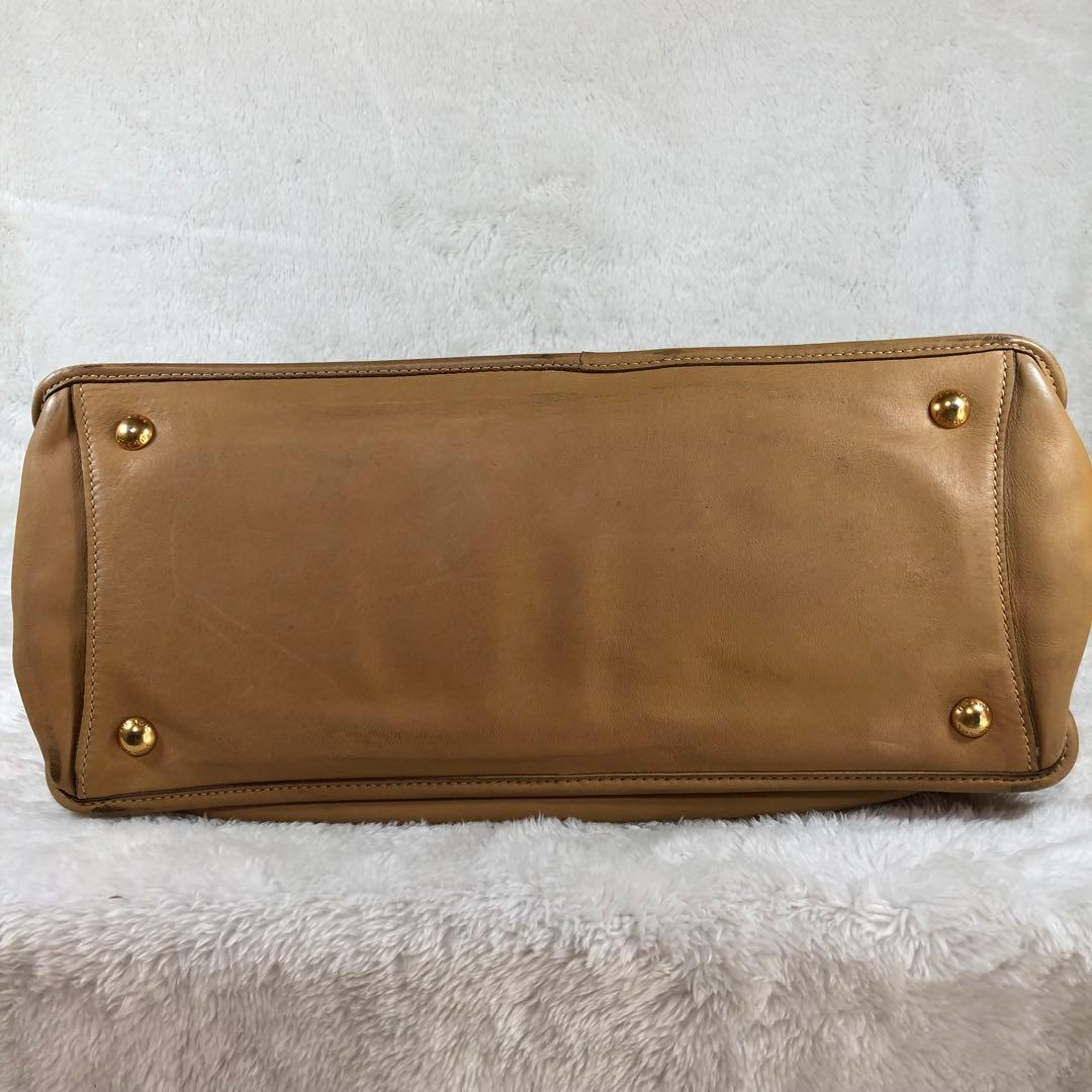 PRADA プラダ BN2135 ボストンバッグ ハンドバッグ レザー ブラウン