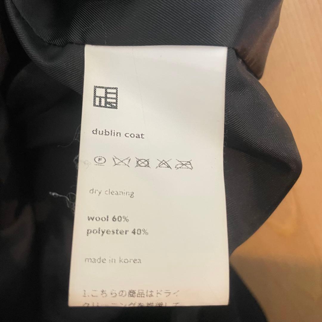OHOTORO　Dublin Coat　ダブリンコート　肉厚　ロング　ブラック