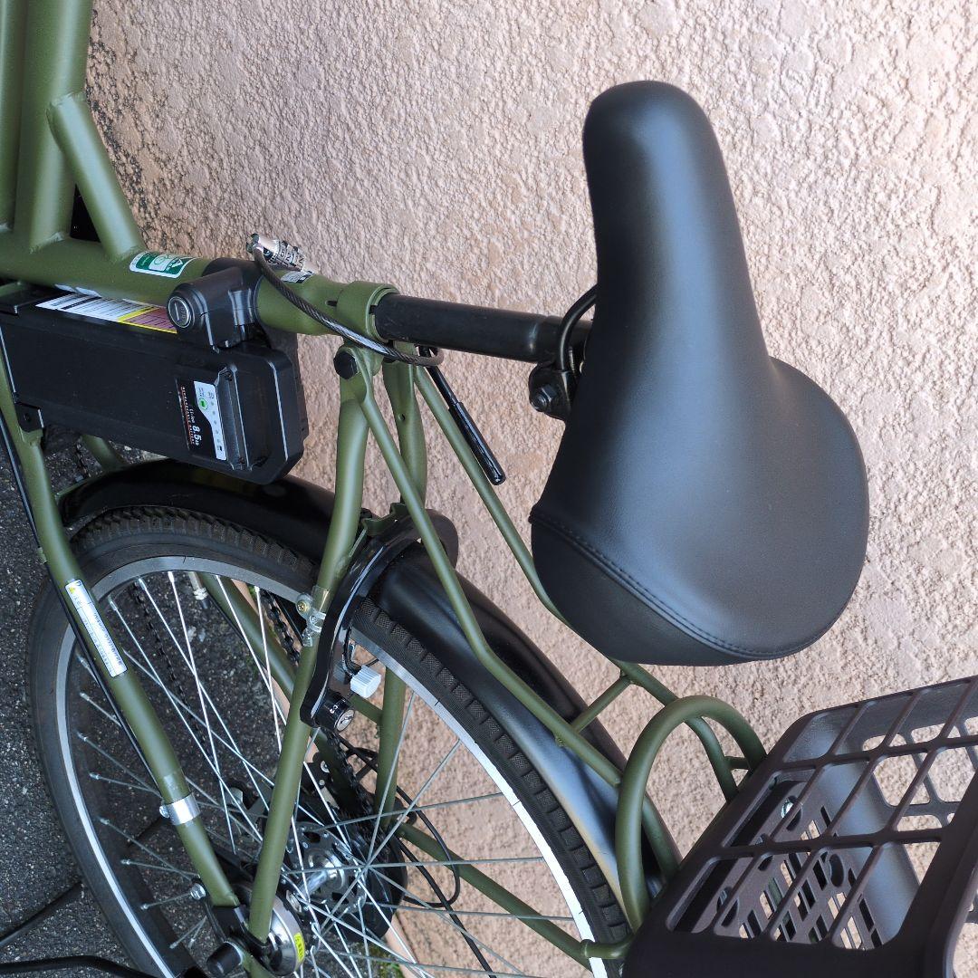 電動アシスト自転車 シティタイプ マットグリーン
