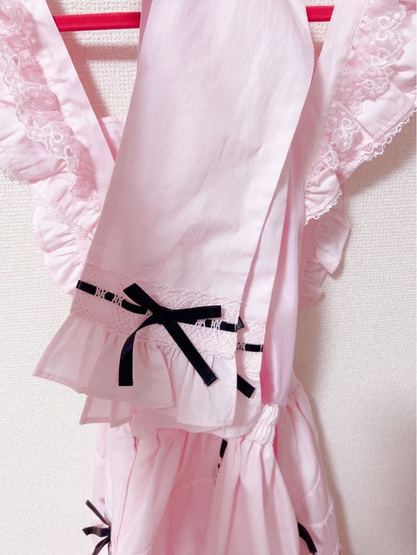 Angelic Pretty Heart胸あて付きスカート ジャンパースカート