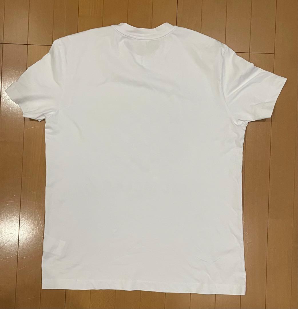 【美品/希少XXL】モンクレール チェッカーロゴ Tシャツ ホワイト 正規品