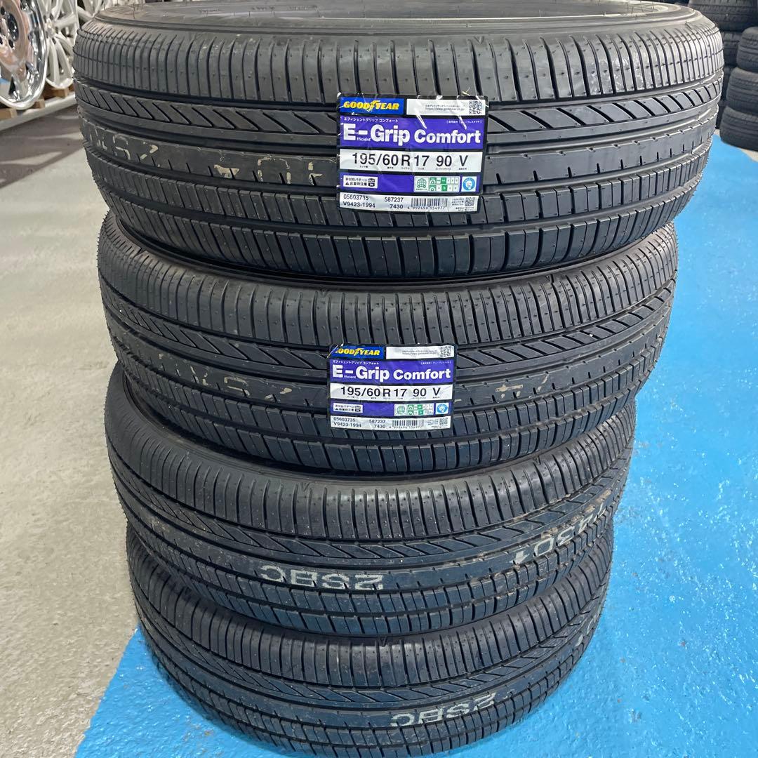新品グッドイヤー195/60R17 90Vエフィシェントグリップコンフォート4本
