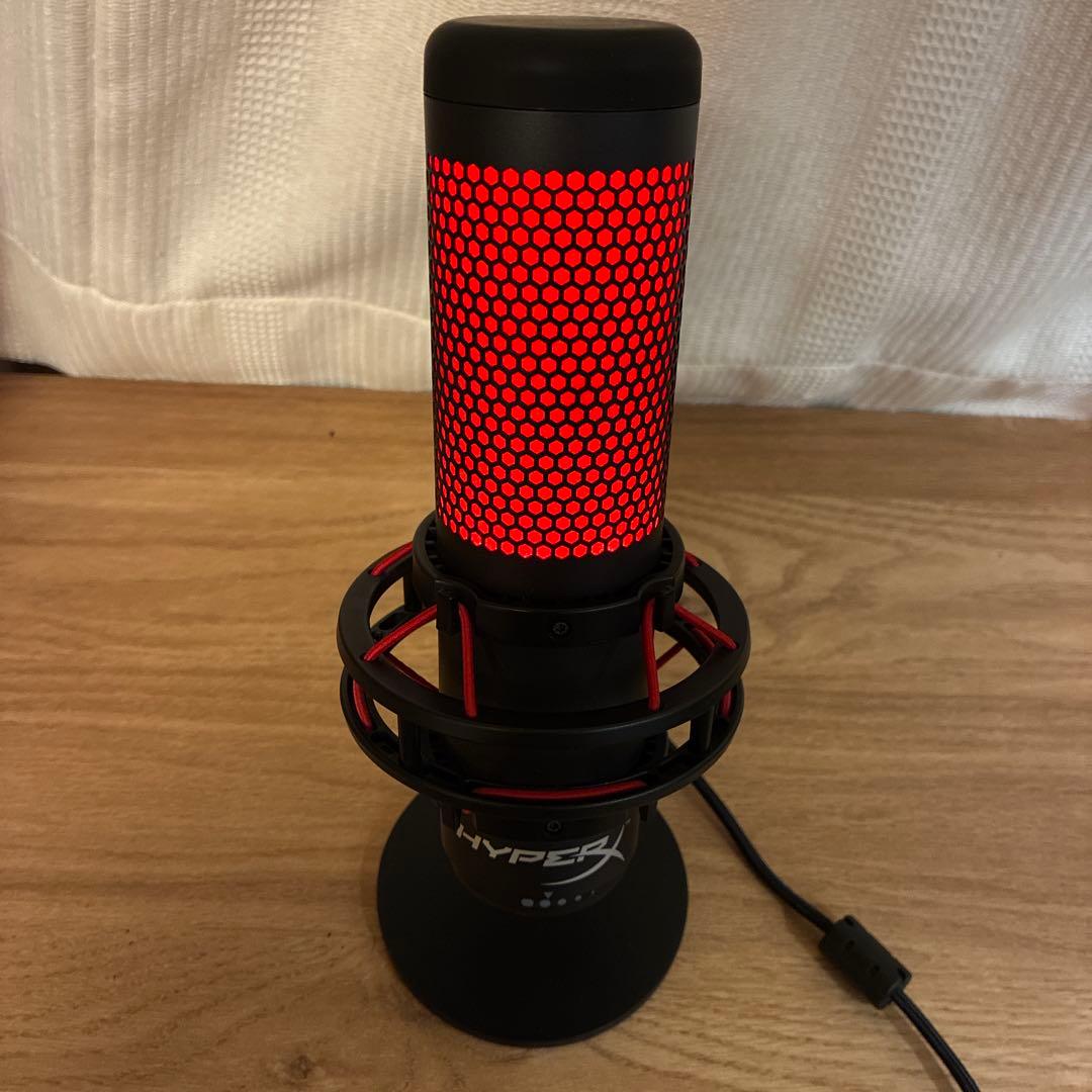 HyperX QuadCast USBマイク レッド/ブラック