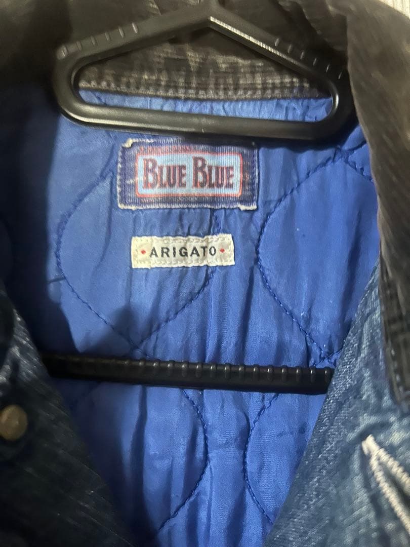 ハリウットランチマーケット　BLUE BLUE デニムカバーオール美品