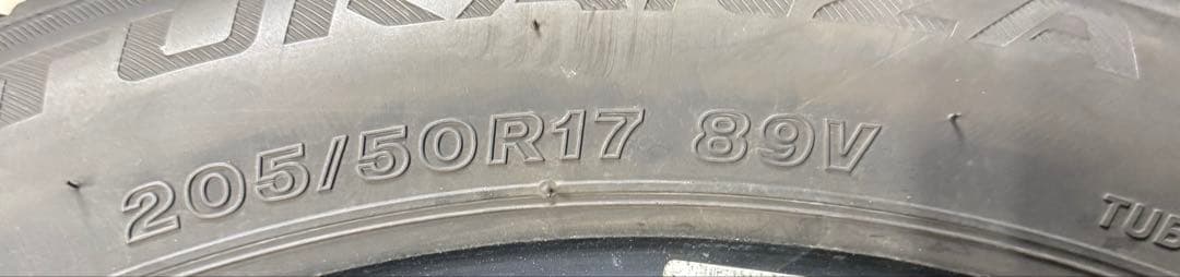 24年製 BSブリヂストン TURANZA 205/50R17 2本 送料無料①