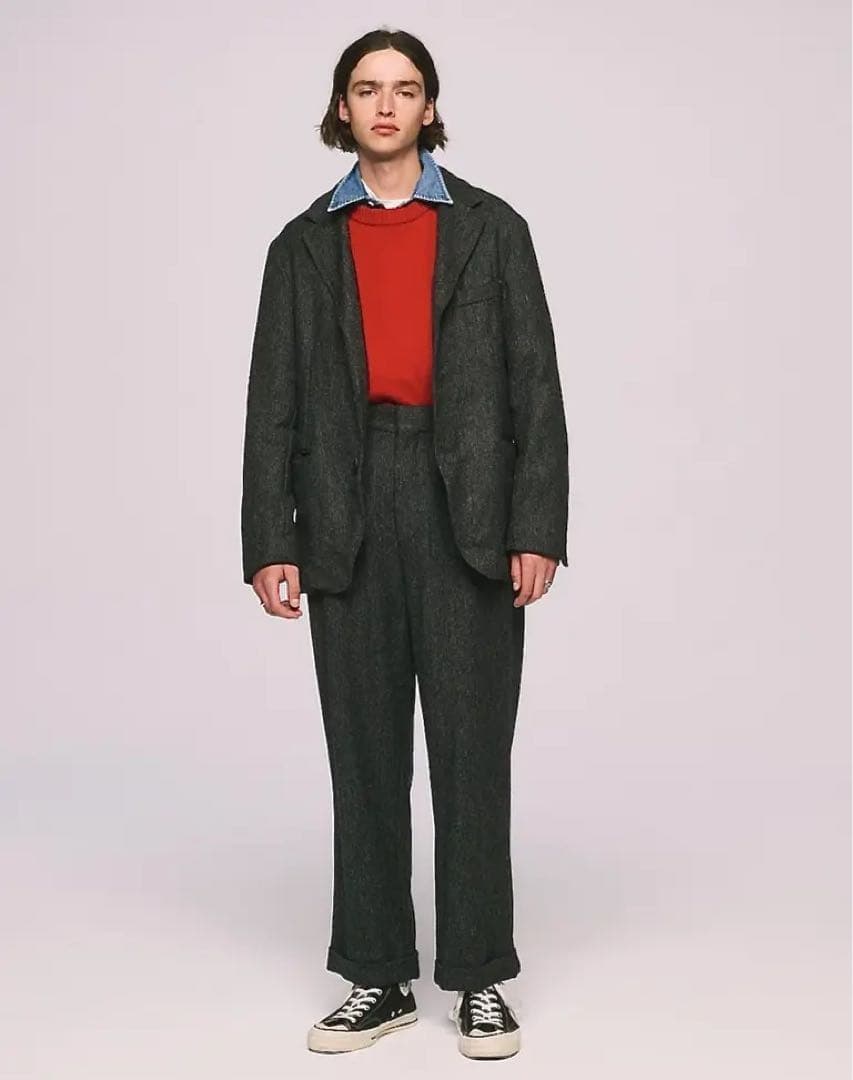 a.presse アプレッセ Tweed Tailored Jacket