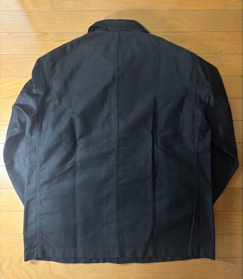 無印良品 モールスキン カバーオール 黒