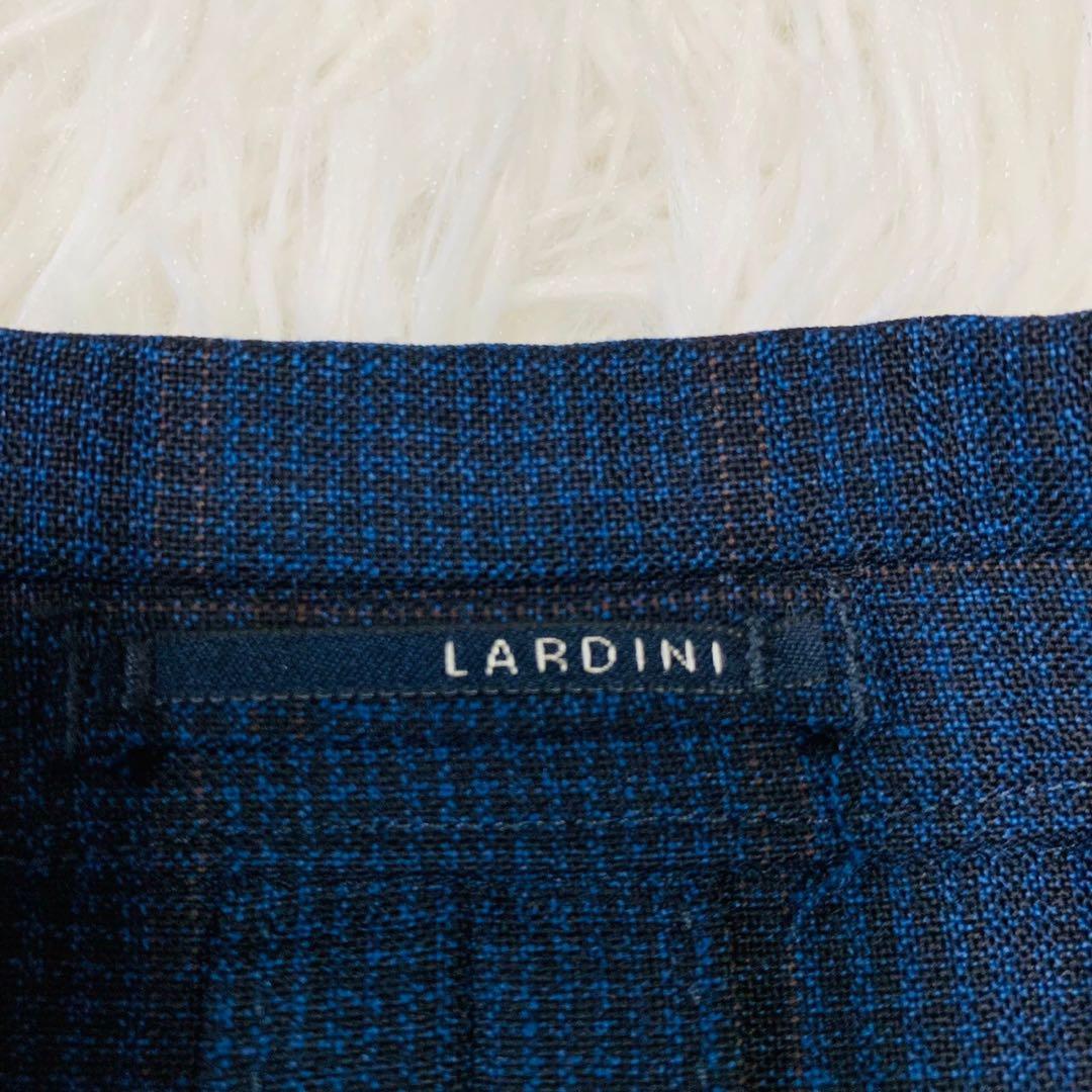 極美品 LARDINI ラルディーニ スーツ セットアップ ネイビー 50