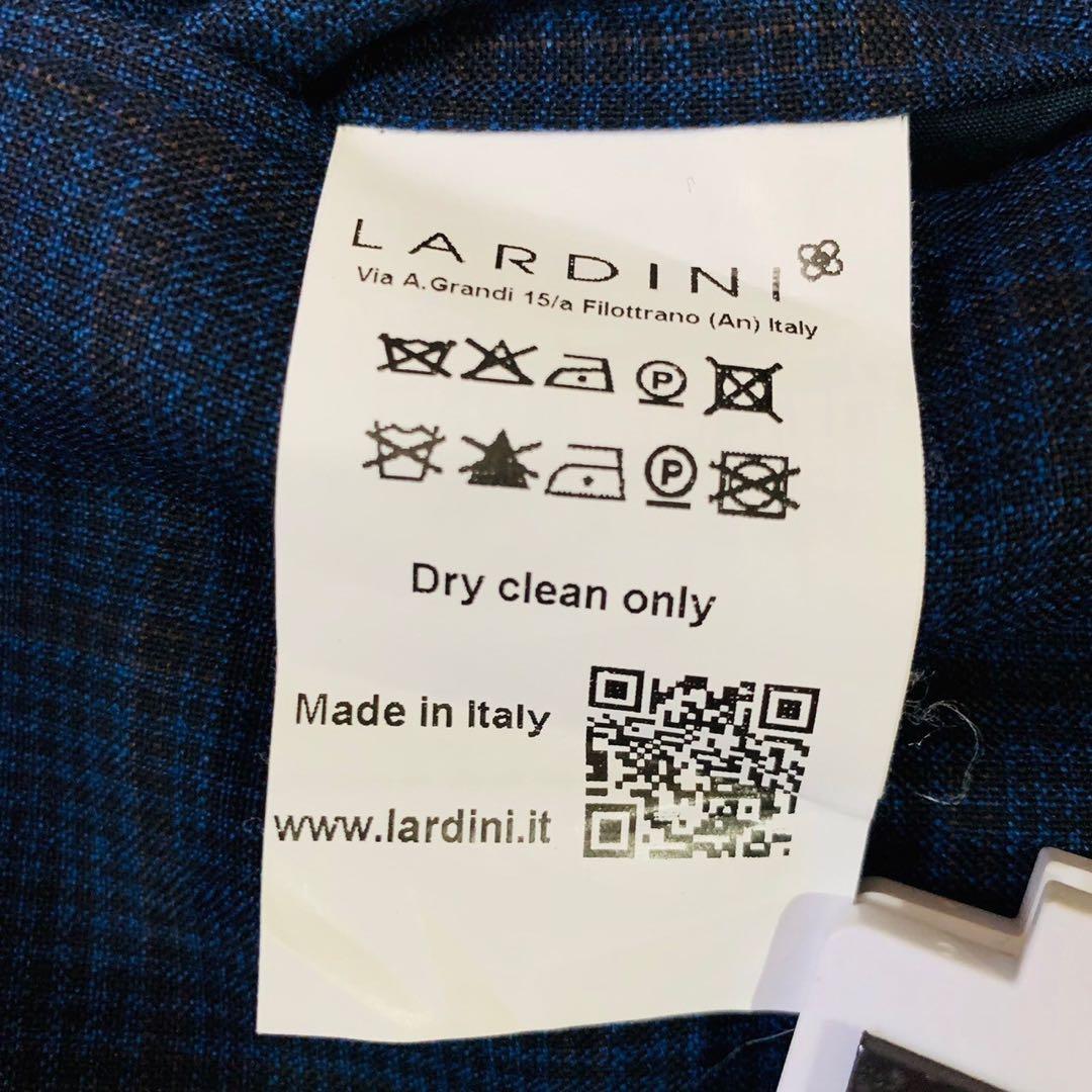 極美品 LARDINI ラルディーニ スーツ セットアップ ネイビー 50
