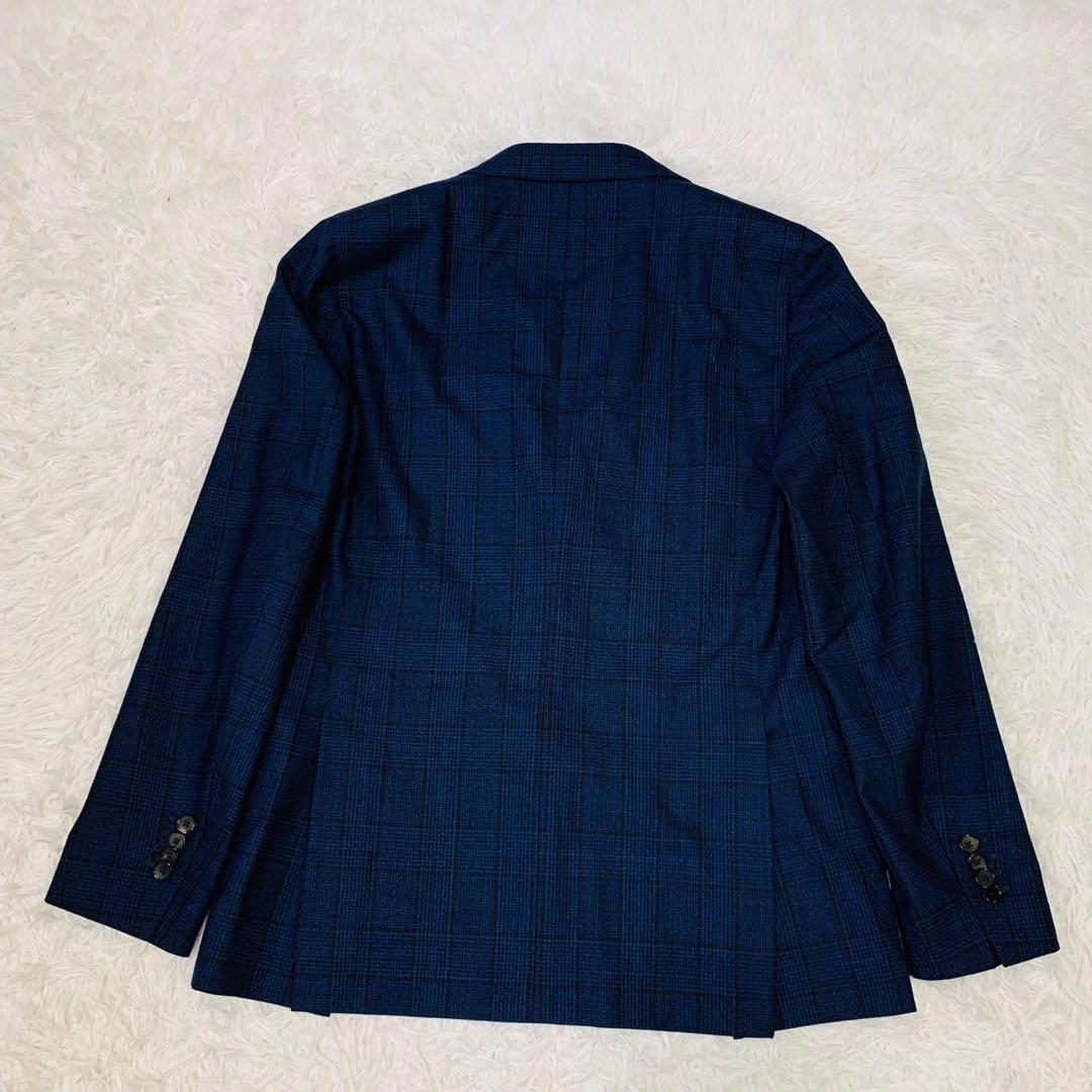 極美品 LARDINI ラルディーニ スーツ セットアップ ネイビー 50