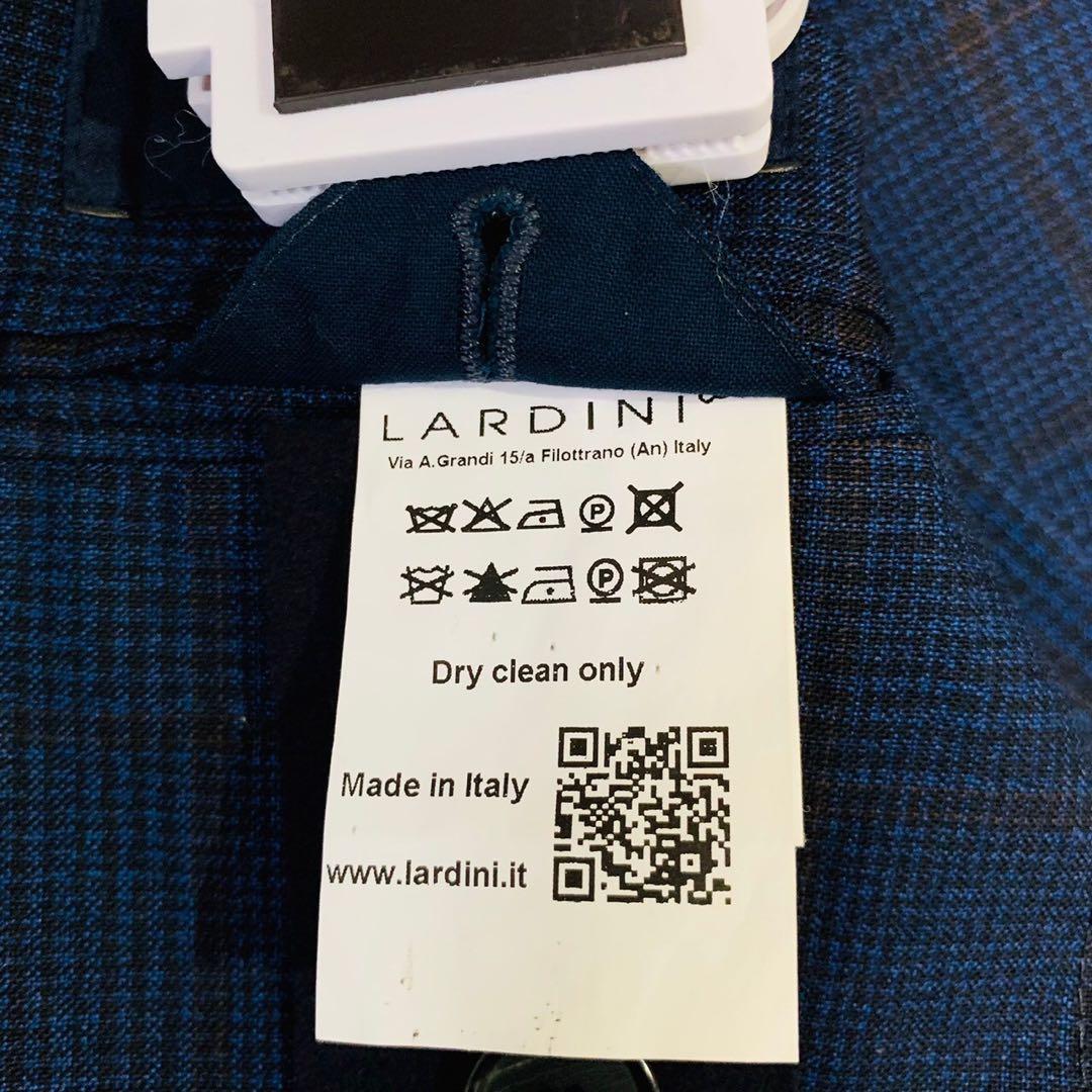 極美品 LARDINI ラルディーニ スーツ セットアップ ネイビー 50