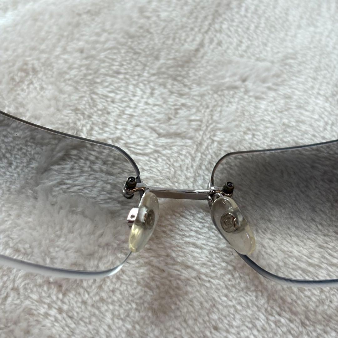 CHANEL 4017 C.124/61 リムレス　サングラス　ココマーク