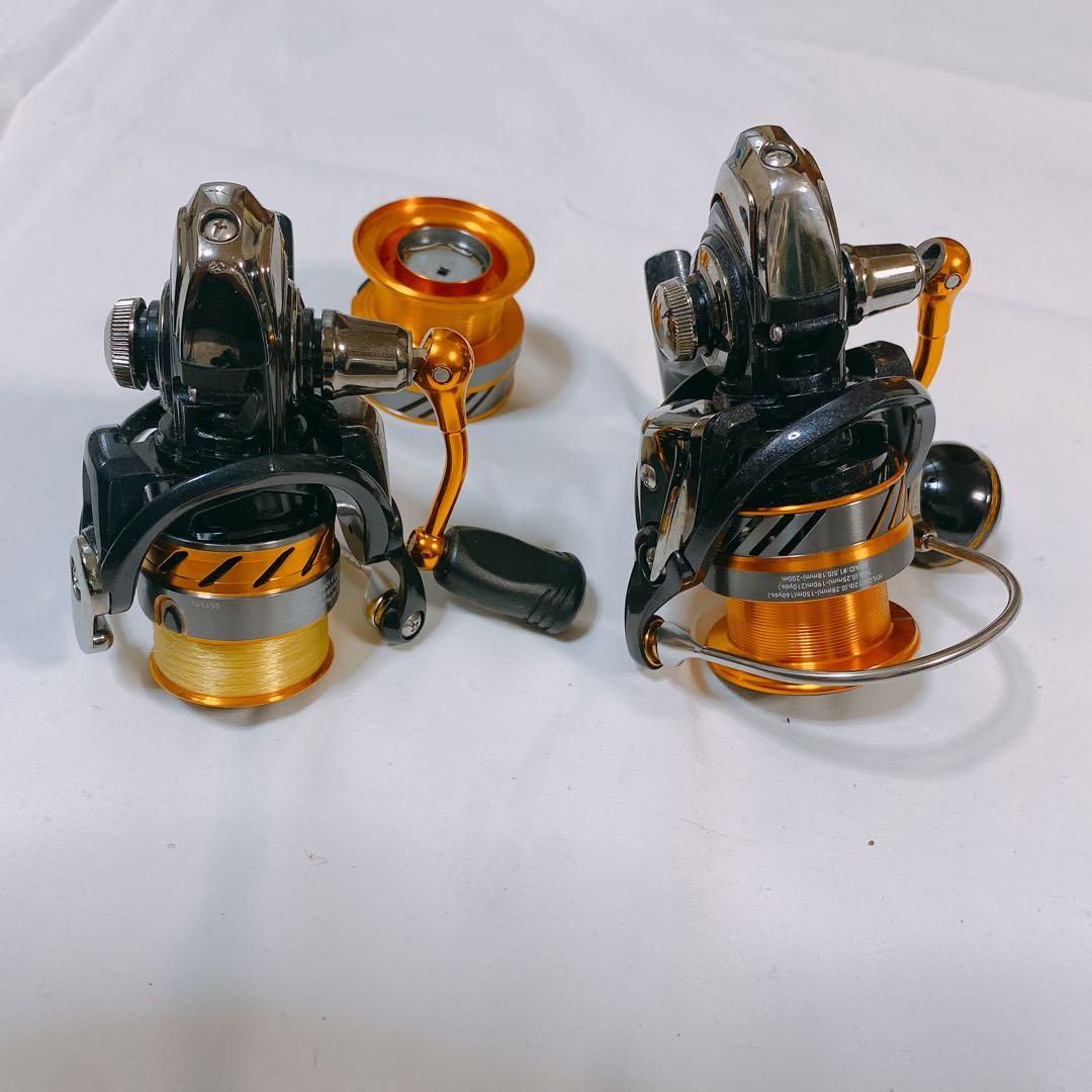 ダイワ スピニングリール2個セット＋スプール付き