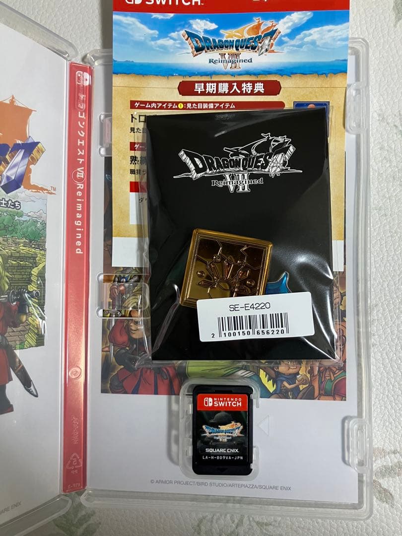 Switchソフト　ドラゴンクエスト7 リイマジンド　【早期予約特典•ピンズ付】