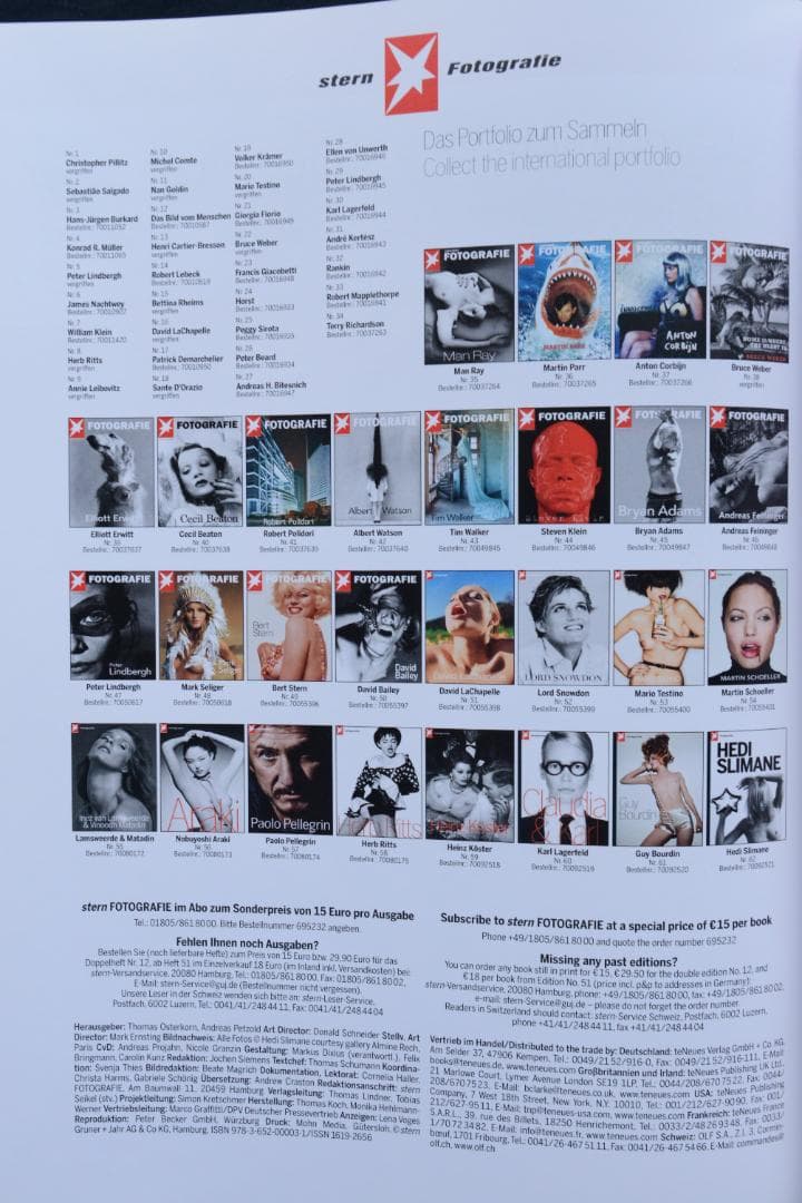 【Hedi Slimane: Stern Portfolio No.62】