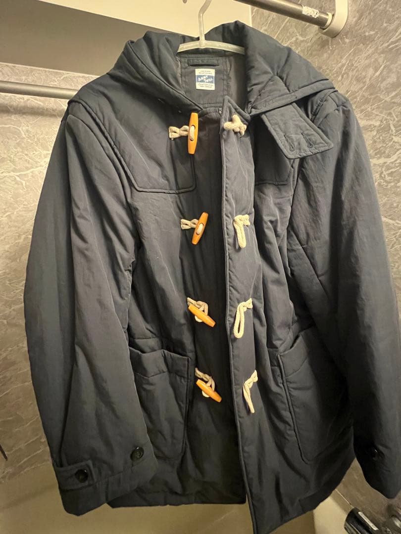 ARMY TWILL ネイビー ダッフルコート