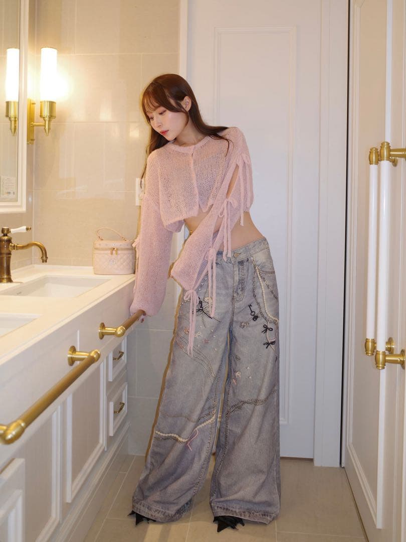 POMME d'amour toy print denim トイプリントデニム
