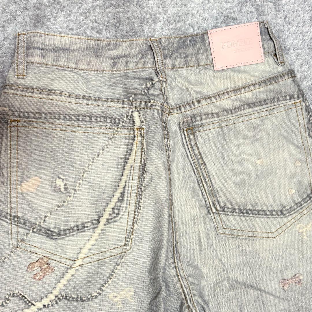 POMME d'amour toy print denim トイプリントデニム