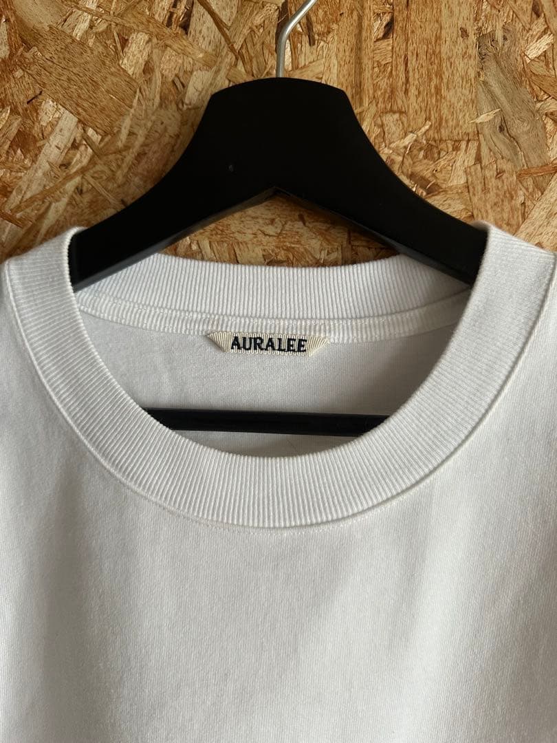 【AURALEE】22SS STAND-UP TEE サイズ4