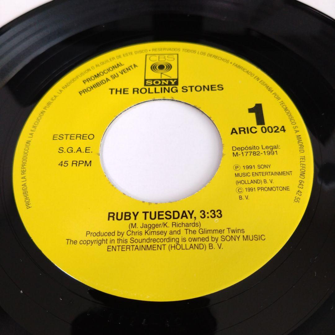 Rolling Stones Ruby Tuesday PROMOシングル