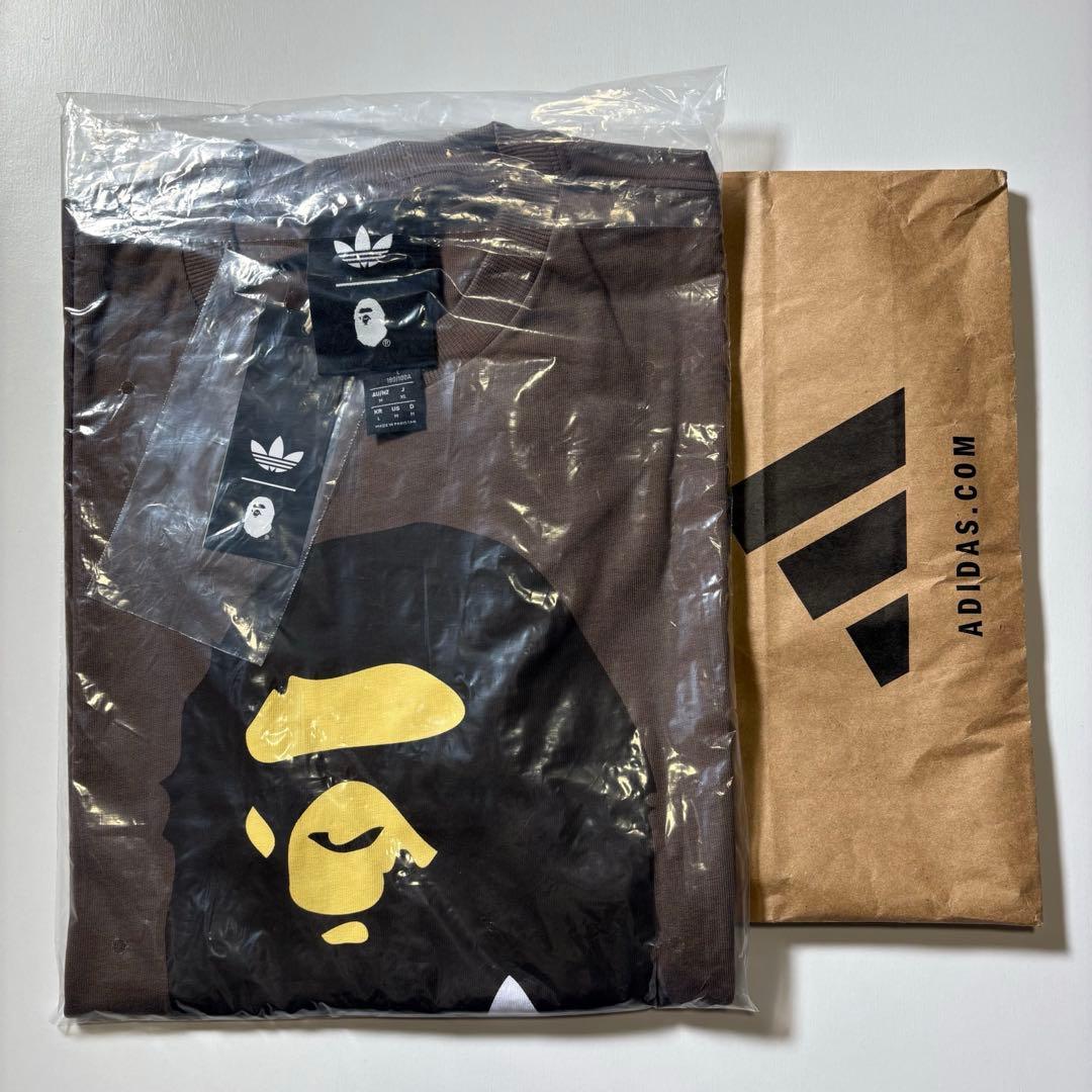 新品未開封 国内正規 BAPE X adidas APE HEAD TEE　XL