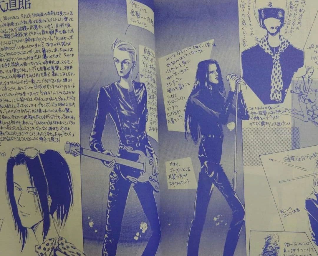 ②BUCK-TICK同人誌　遠藤りさを3冊セット＋シール　櫻井✕今井