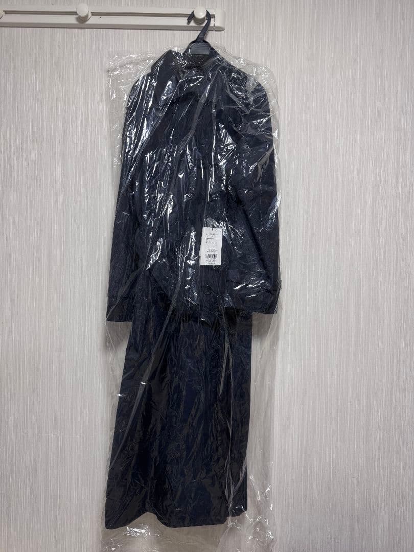【新品タグ付】NORC ロングトレンチコート ネイビー