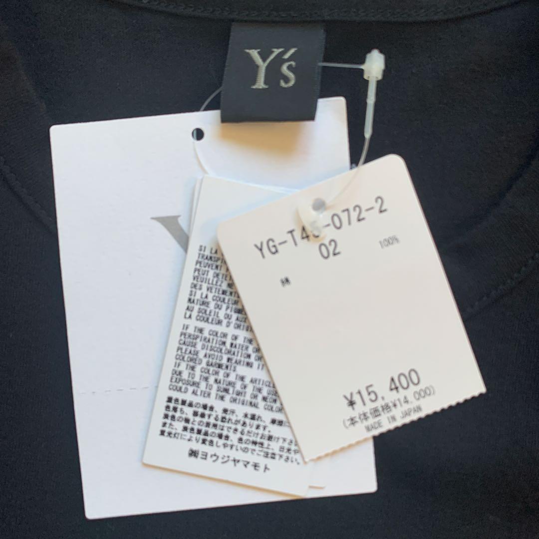 Y's ワイズ　Tシャツ　ハサミ　黒　半袖　新品タグ付き　2 ヨウジヤマモト