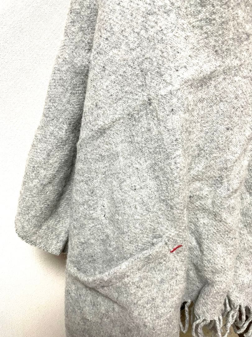 KLIPPAN クリッパン ストール ライトグレー ショール ウール 北欧 美品