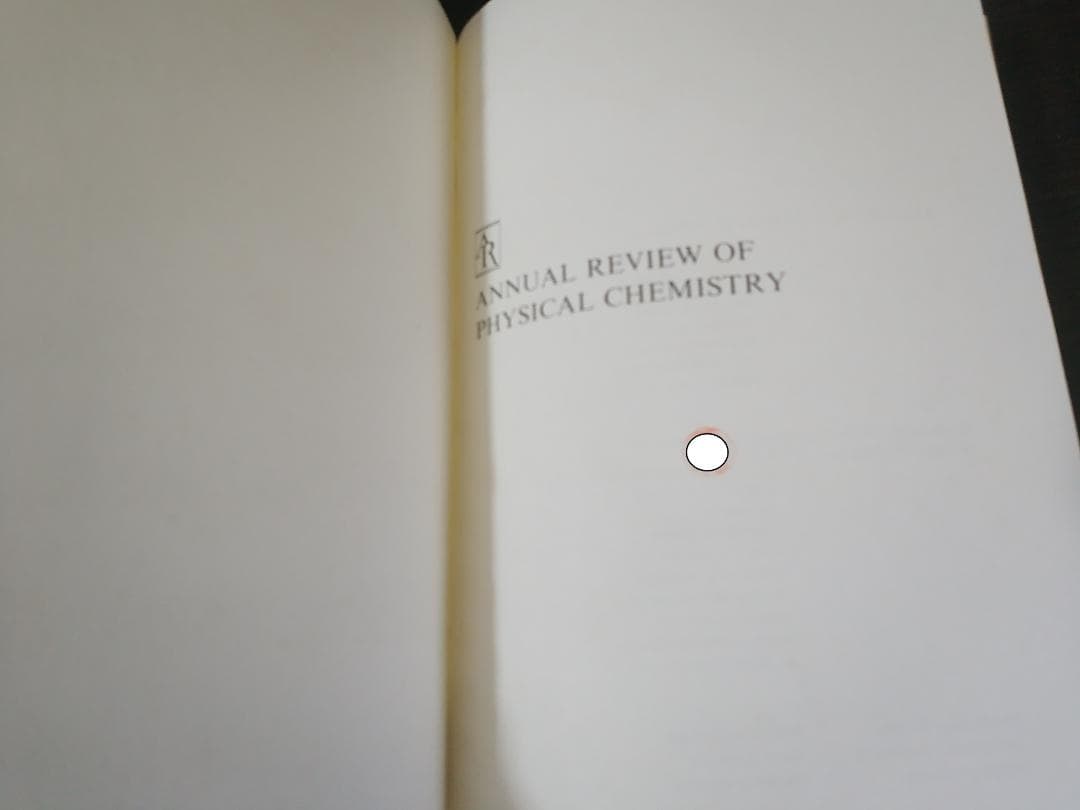 ANNU REV PHYS CHEM v45 1994 物理化学年次学術雑誌