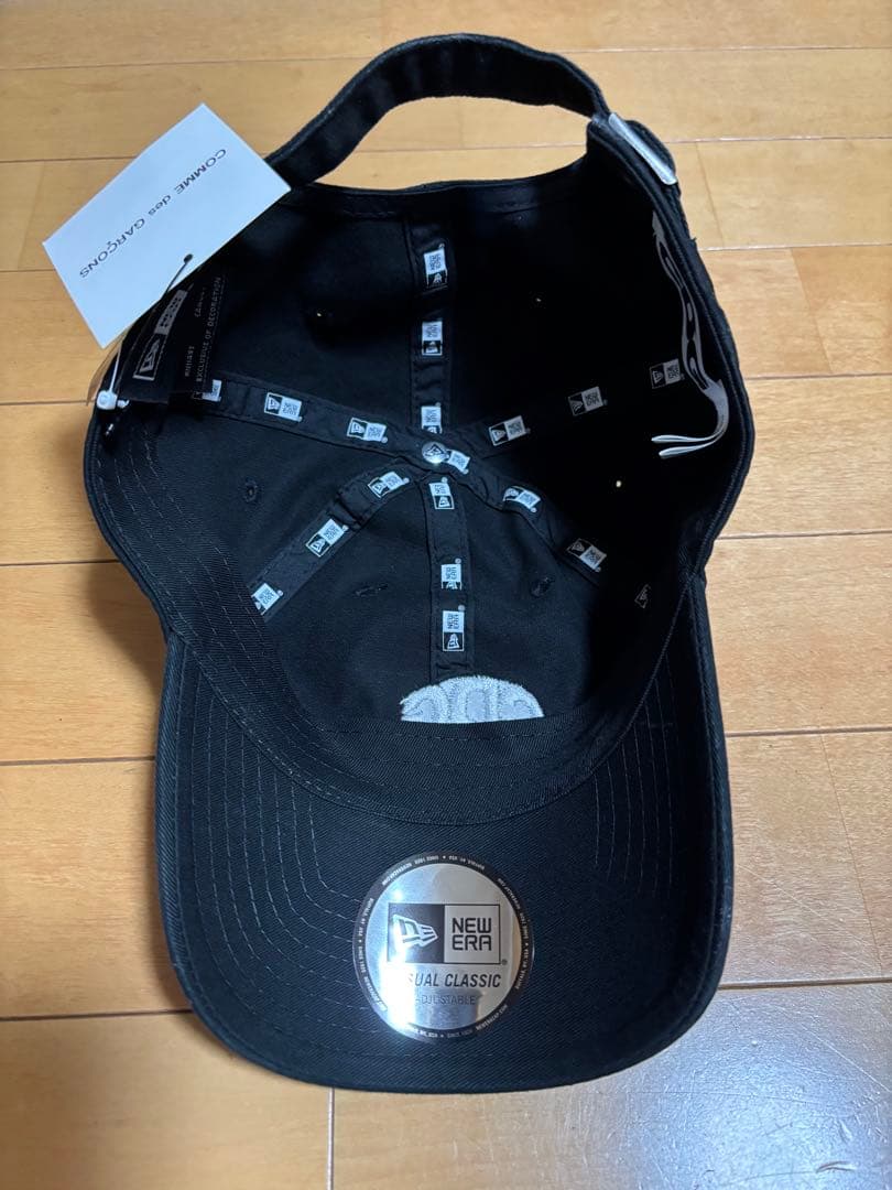 CDG×NEW ERA ロゴ入りキャップ黒 新品未使用