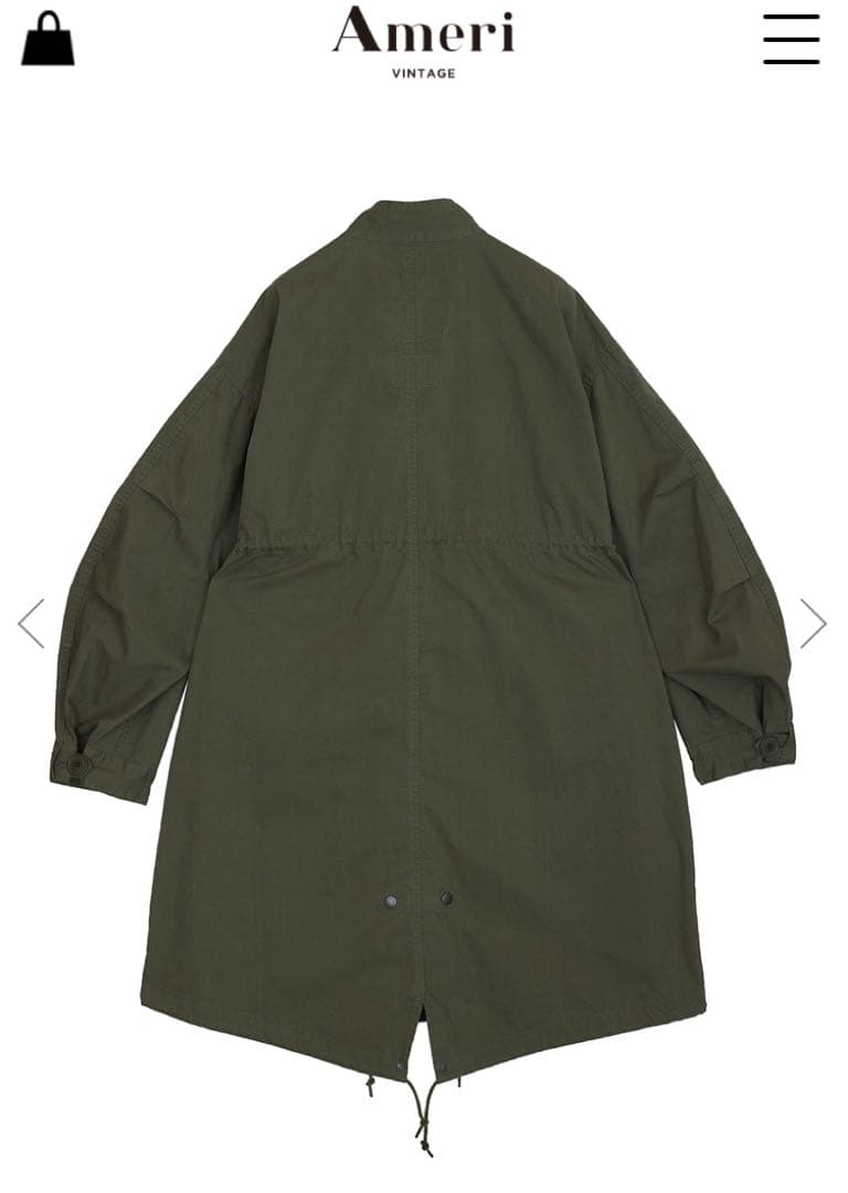 美品【AMERIアメリ✖️ALPHA】M65タイプ オーバーコート35,200円