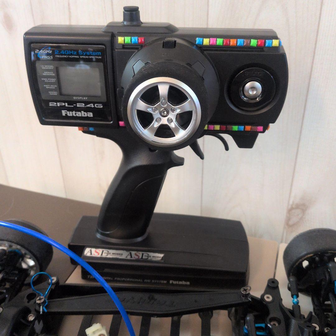 ラジコン タミヤTB-03D フタバプロポ2PL2.4G 送受信セット