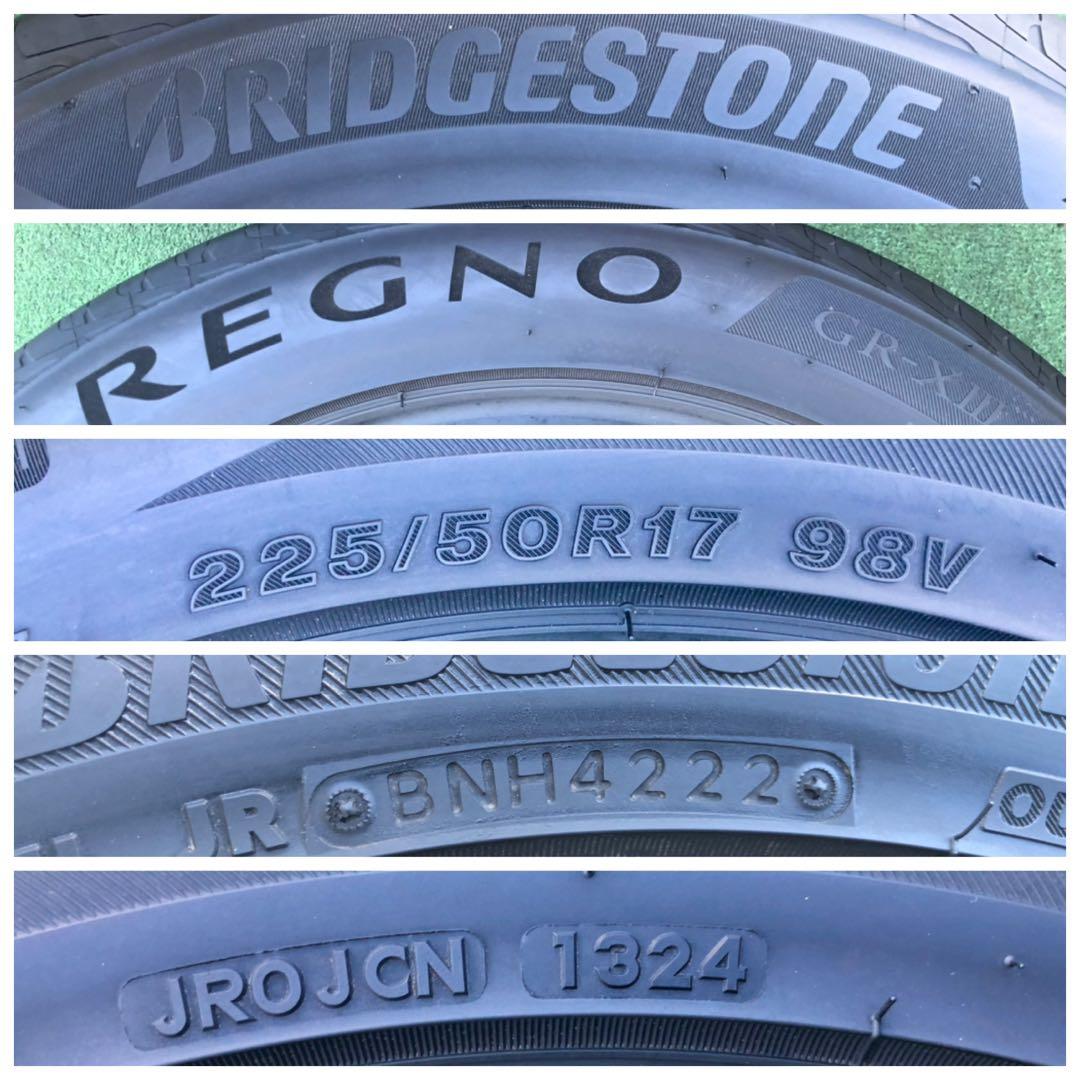 225/50 R17 BRIDGESTONE REGNO ラジアルタイヤ