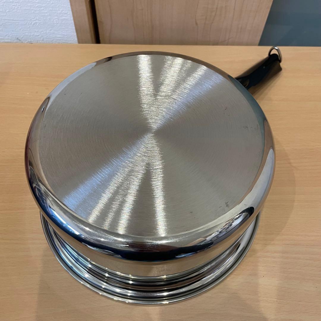 未使用品 Amway Queen アムウェイクイーン 大ソースパン 片手鍋